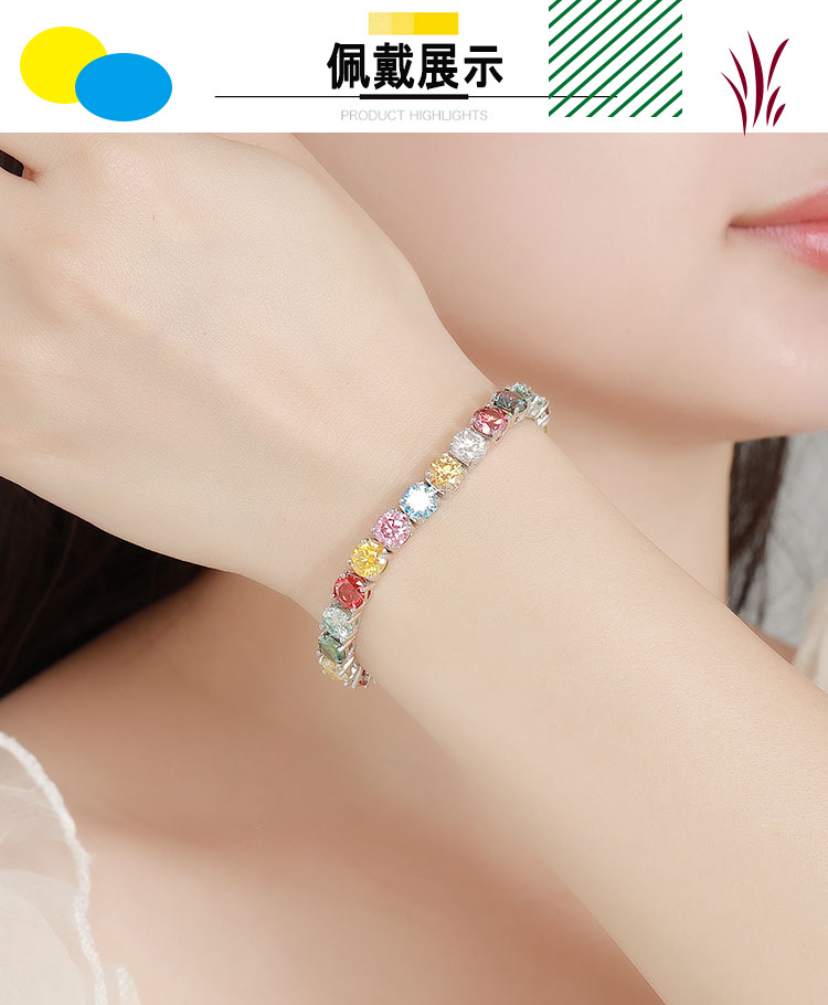 여성용 도파민 컬러 모이사나이트 플래티넘 PT950 팔 - Ethnic Fashion Wear For Women 리뷰 및 가격