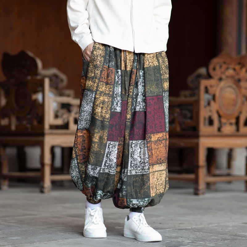 남성용 하렘 팬츠, 중국 스타일의 얇은 소재에 민족풍  - Fashion Ethnic Wear For Men 리뷰 및 가격