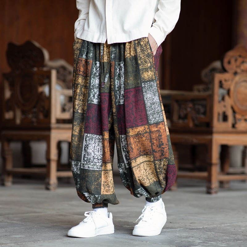 남성용 하렘 팬츠, 중국 스타일의 얇은 소재에 민족풍  - Fashion Ethnic Wear For Men 리뷰 및 가격