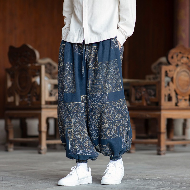 남성용 하렘 팬츠, 중국 스타일의 얇은 소재에 민족풍  - Fashion Ethnic Wear For Men 리뷰 및 가격